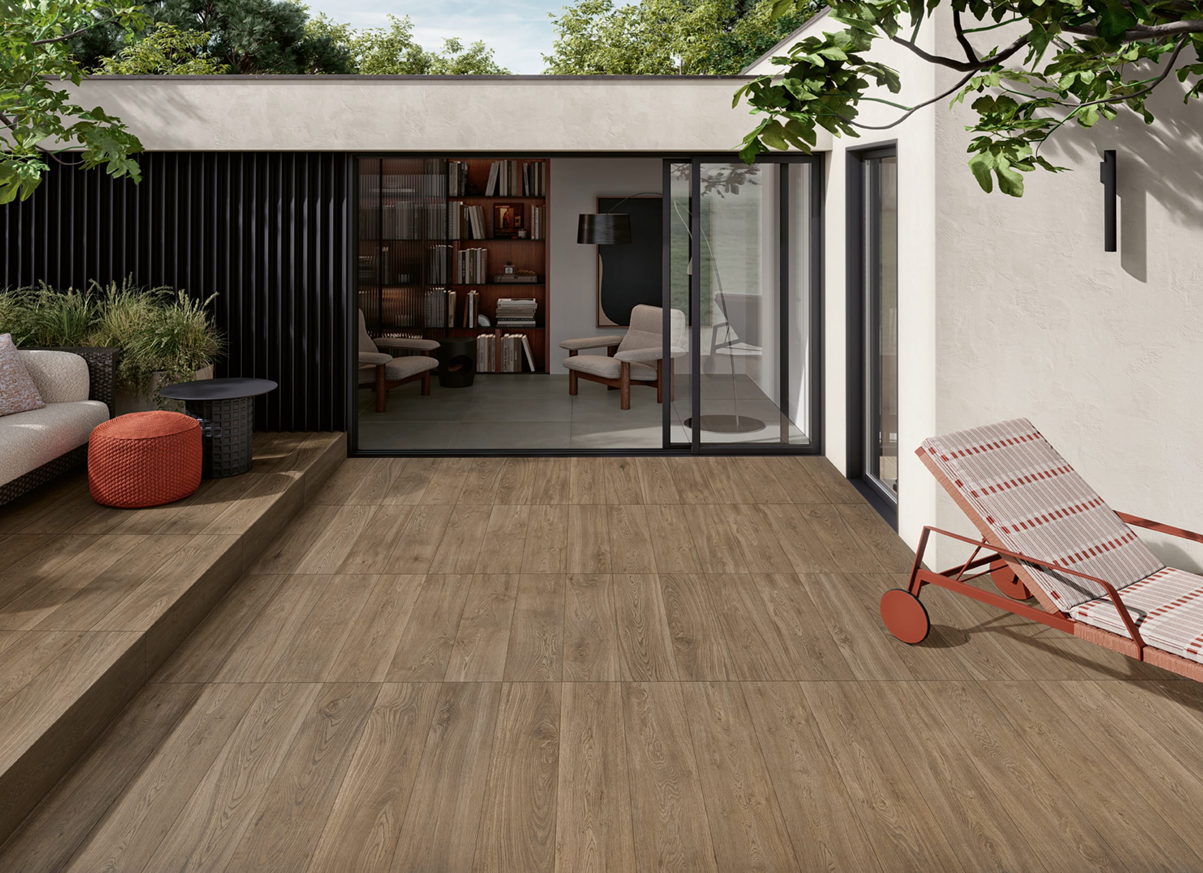 Woodline Light Brown 20 × 100