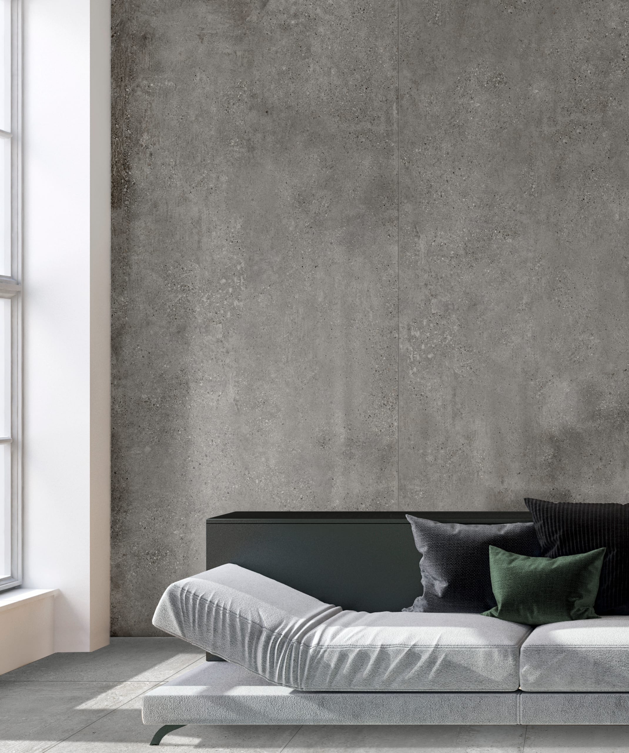 Stonecement Antracite Glossy 120 × 120