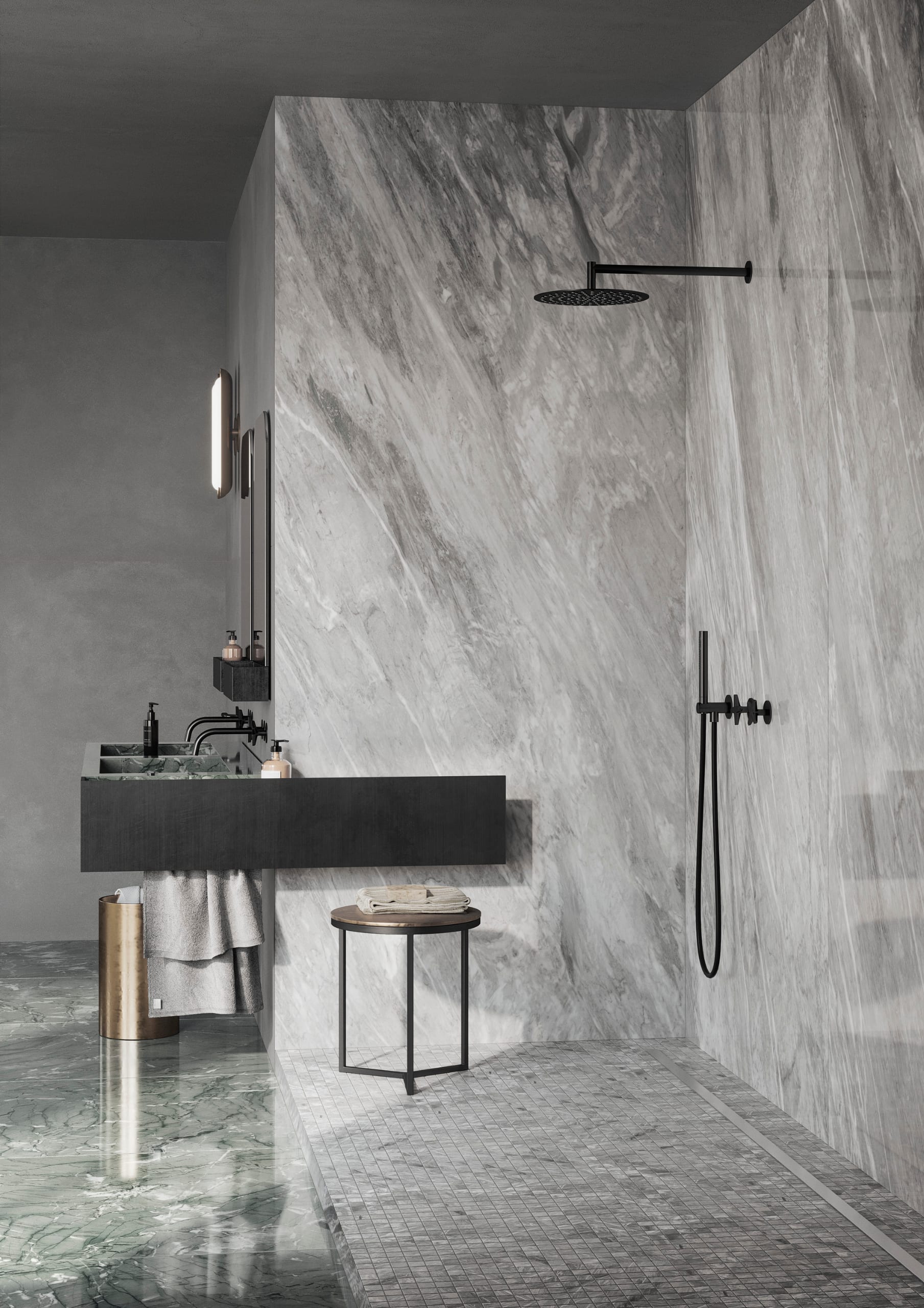 Incanto Bardiglio Glossy 120 × 278 (sobre pedido)