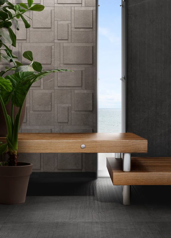Lastra Dark Grey Strutturato 60 × 120