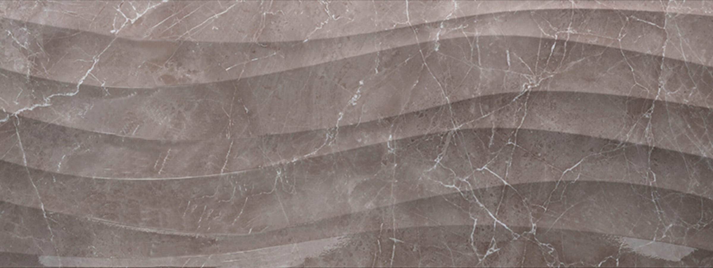 Marble Flux Shine Tortora 45 × 120