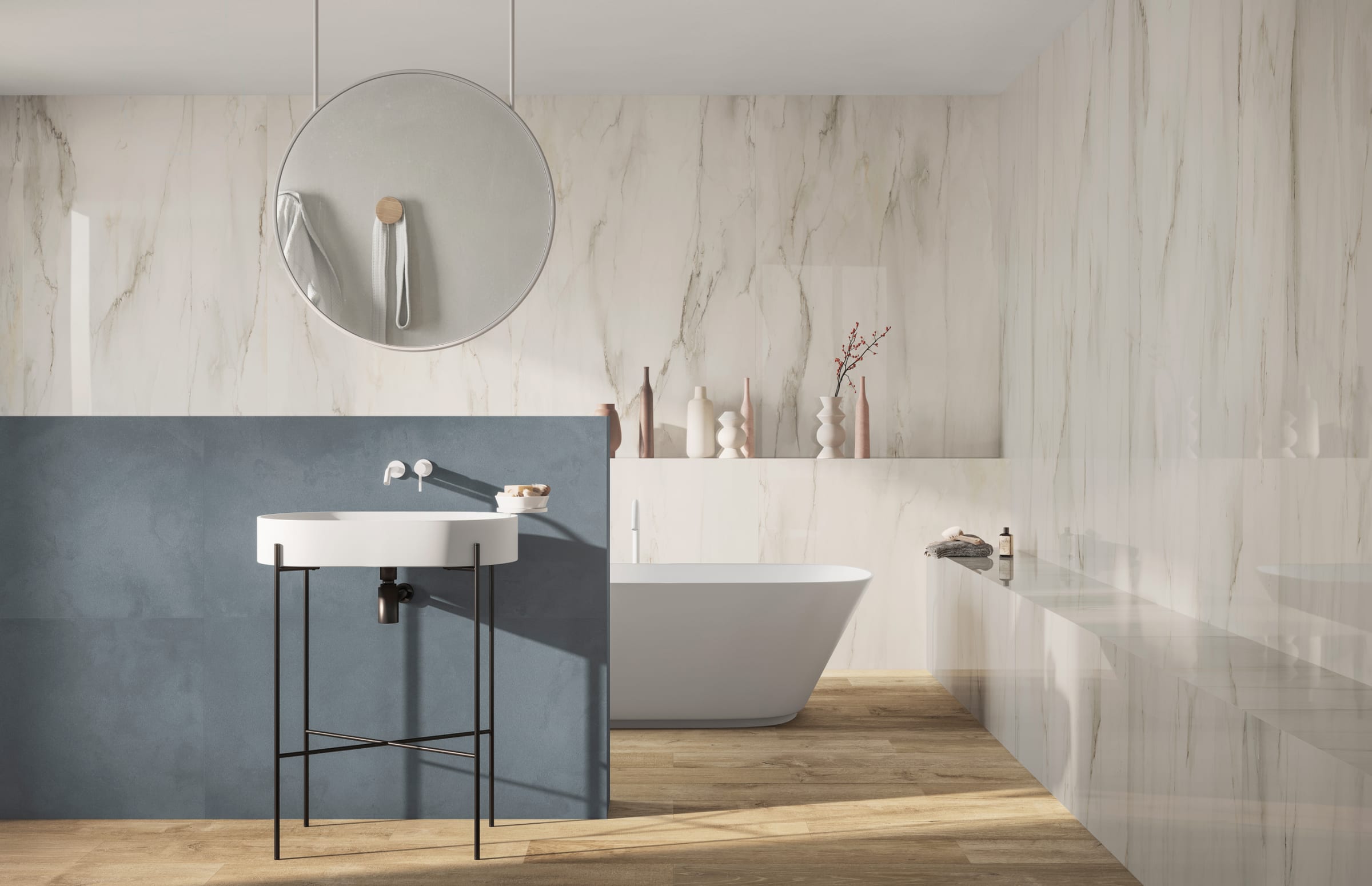 Incanto Cremo Delicato Glossy 120 × 278 (sobre pedido)